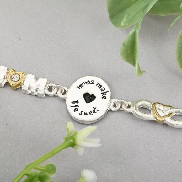 Gift Idea - CZ  Diamond 1.15 ctw Mom Makes Life Sweet … - Picture 2 of 4